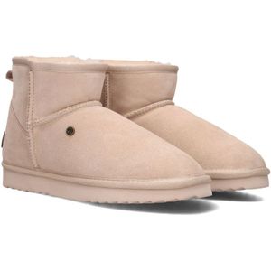 Warmbat, Schoenen, Dames, Beige, 36 EU, Wol, Beige Wallaby Style Schapenvachtlaarzen