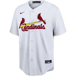 Nike, Tops, Heren, Wit, M, Witte SF Cardinals Baseball Jersey