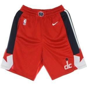 Nike, Sport, Heren, Rood, XL, Polyester, NBA Swingman Basketball Shorts Washington Wizards Edition