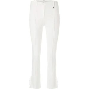 Marc Cain, Marc Cain Pantalon Offwhite Dames Wit, Dames, Maat:M