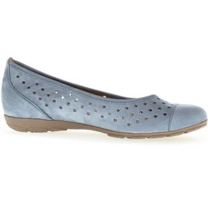 Gabor, Hovercraft Ballerina Ballerina Blauw, Dames, Maat:42 EU