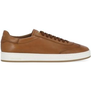 Church's, Schoenen, Heren, Bruin, 42 1/2 EU, Bruine Leren Sneakers voor Mannen