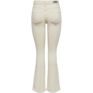 Only, Jeans, Dames, Beige, M, Denim, Klassieke Denim Jeans voor Dagelijks Gebruik