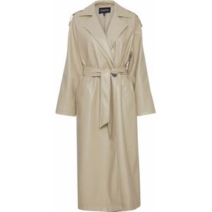 b.young, Stijlvolle Jassen voor Vrouwen Beige, Dames, Maat:M