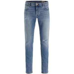 Jack & Jones, Jeans, Heren, Blauw, W36 L32, Moderne en comfortabele Slim Fit Jeans