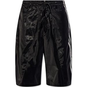 Y-3, Korte broeken, Heren, Zwart, 2Xs, Shorts met logo