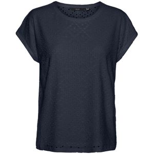 Vero Moda, T-Shirts Blauw, Dames, Maat:M