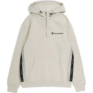 Champion, Sweatshirts & Hoodies, Heren, Wit, XL, Hooded Half Zip Hoodie