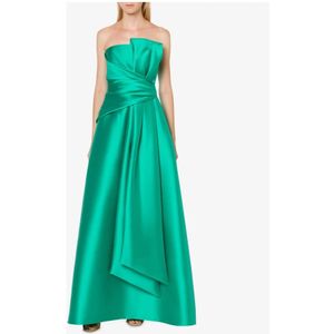 Alberta Ferretti, Kleedjes, Dames, Groen, S, Polyester, Gowns