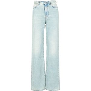 Mauro Grifoni, Jeans, Dames, Blauw, W26, Denim, Straight Jeans