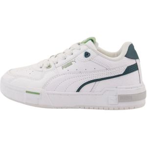 Puma, Schoenen, Dames, Wit, 37 EU, Leer, Glitch Sneakers voor Vrouwen