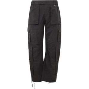 Represent, Zwarte Tech Cargo Broek Zwart, Heren, Maat:XL