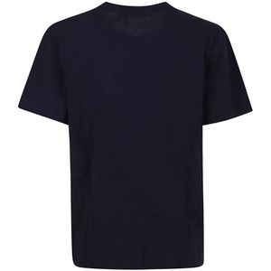 Polo Ralph Lauren, Tops, Dames, Blauw, L, Katoen, Blauw Crew Neck Katoenen T-shirt