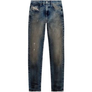 Diesel, Jeans, Heren, Blauw, W28, Denim, Jeans