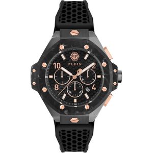 Philipp Plein, Chrono Royal Horloge Zwart, Dames, Maat:ONE Size