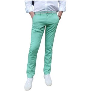 Mason's, Broeken, Heren, Groen, 3Xl, Katoen, Slimme Torino University Broek