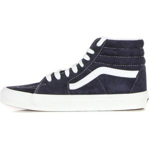 Vans, Mid Blue/White Sk 8-Hi Sneaker Wit, Heren, Maat:44 EU
