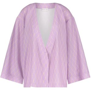 Jane Lushka, Blouses & Shirts, Dames, Paars, S, Polyester, Alvera Blazer Kimono | Paars