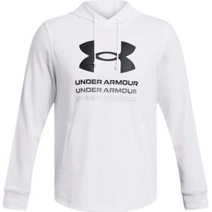 Under Armour, Sweatshirts & Hoodies, Heren, Wit, XL, Katoen, Grote Logo Hoodie voor Mannen