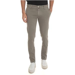 Tramarossa, Otellozip Chino Broek Groen, Heren, Maat:W40