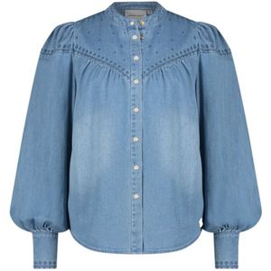Fabienne Chapot, Blouses & Shirts, Dames, Blauw, XS, Baker Blouse