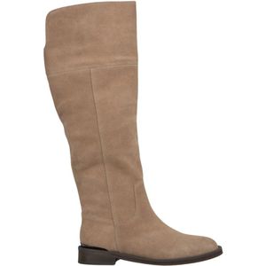 Alma EN Pena, Schoenen, Dames, Beige, 41 EU, Gespleten platte laars