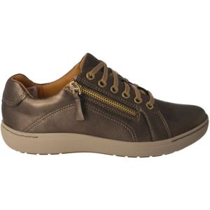 Clarks, Schoenen, Dames, Bruin, 36 EU, Leer, Sneakers