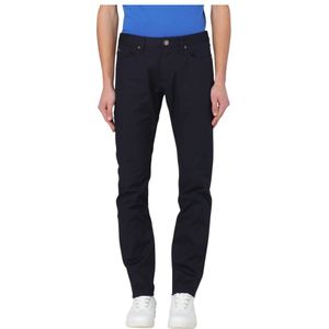Giorgio Armani, Jeans, Heren, Blauw, W34, Katoen, Klassieke 5 Pocket Jeans