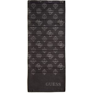 Guess, Accessoires, Dames, Veelkleurig, ONE Size, Zwart textiel sjaal voor vrouwen