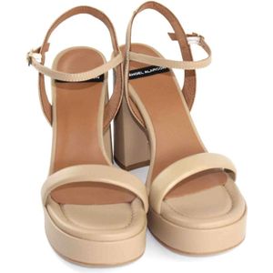 Angel Alarcon, Schoenen, Dames, Bruin, 35 EU, Elegante High Heel Sandalen