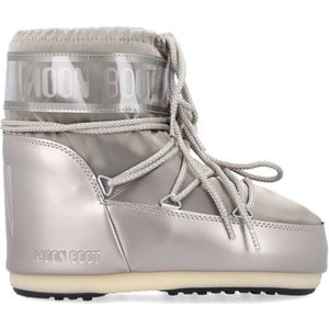 Moon Boot, Schoenen, Dames, Grijs, 39 EU, Platinum Gesloten Icoonlaarzen