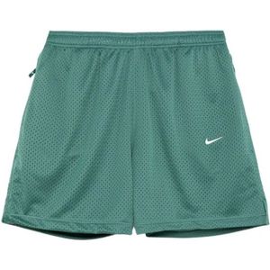 Nike, Mesh Swoosh Shorts met ritszakken Groen, Heren, Maat:M