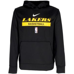 Nike, Sweatshirts & Hoodies, Heren, Zwart, XL, Polyester, NBA Dri-Fit Spotlight Hoodie Zwart