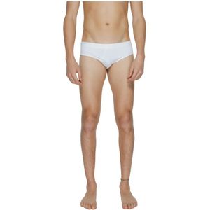 Calvin Klein, Badkleding, Heren, Wit, S, Heren Zwemkleding Lente/Zomer Collectie