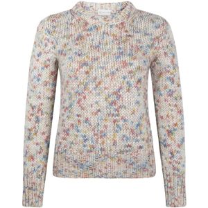 Jane Lushka, Speelse Spotty Pullover Veelkleurig, Dames, Maat:S