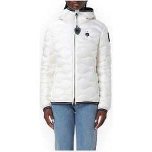 Blauer, Jassen, Dames, Wit, XS, Nylon, Camelia Puffer Jacket