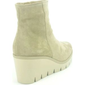 Gabor, Schoenen, Dames, Beige, 38 EU, Suède, Taupe Suède Enkellaarsje