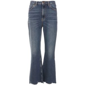 3X1, Jeans, Dames, Blauw, W28, Denim, Hoge Taille Wijde Jeans voor Vrouwen