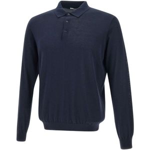 Kangra, Tops, Heren, Blauw, 3Xl, Katoen, Heren Katoen Zijde Polo Sweater