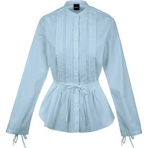 Aspesi, Blouses & Shirts, Dames, Blauw, M, Stijlvolle Blouse