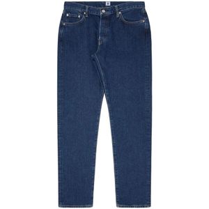 Edwin, Jeans, Heren, Blauw, W32 L32, Katoen, Reguliere Tapered Jeans