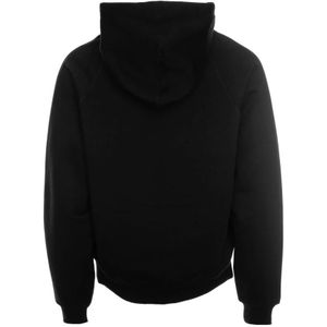 Ami Paris, Sweatshirts & Hoodies, Heren, Zwart, M, Katoen, Hoodie met Raglanmouwen en Kangoeroezak