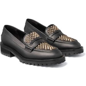 Jimmy Choo, Schoenen, Dames, Zwart, 36 EU, Loafers