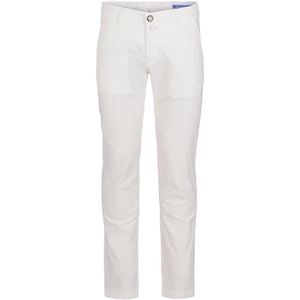 Jacob Cohën, Broeken, Heren, Wit, W30, Katoen, Chinos