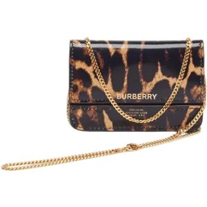 Burberry Vintage, Tweedehands leren portemonnees Veelkleurig, Dames, Maat:ONE Size