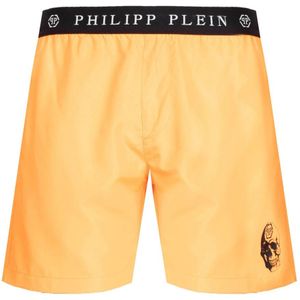 Philipp Plein, zwemkleding Oranje, Heren, Maat:L