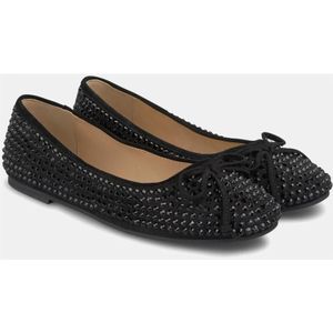 Alma EN Pena, Schoenen, Dames, Zwart, 41 EU, Glanzende Ballerina Flats