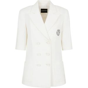 Emporio Armani, Blazers Wit, Dames, Maat:XS