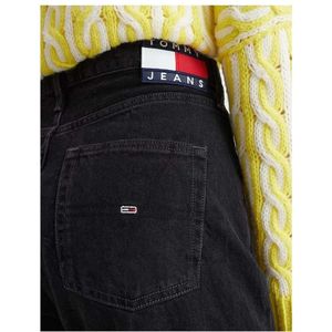 Tommy Hilfiger, Broeken, Dames, Zwart, W25 L30, Rechte broek