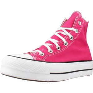 Converse, Schoenen, Dames, Roze, 42 1/2 EU, Verhoogde Chuck Taylor Sneakers